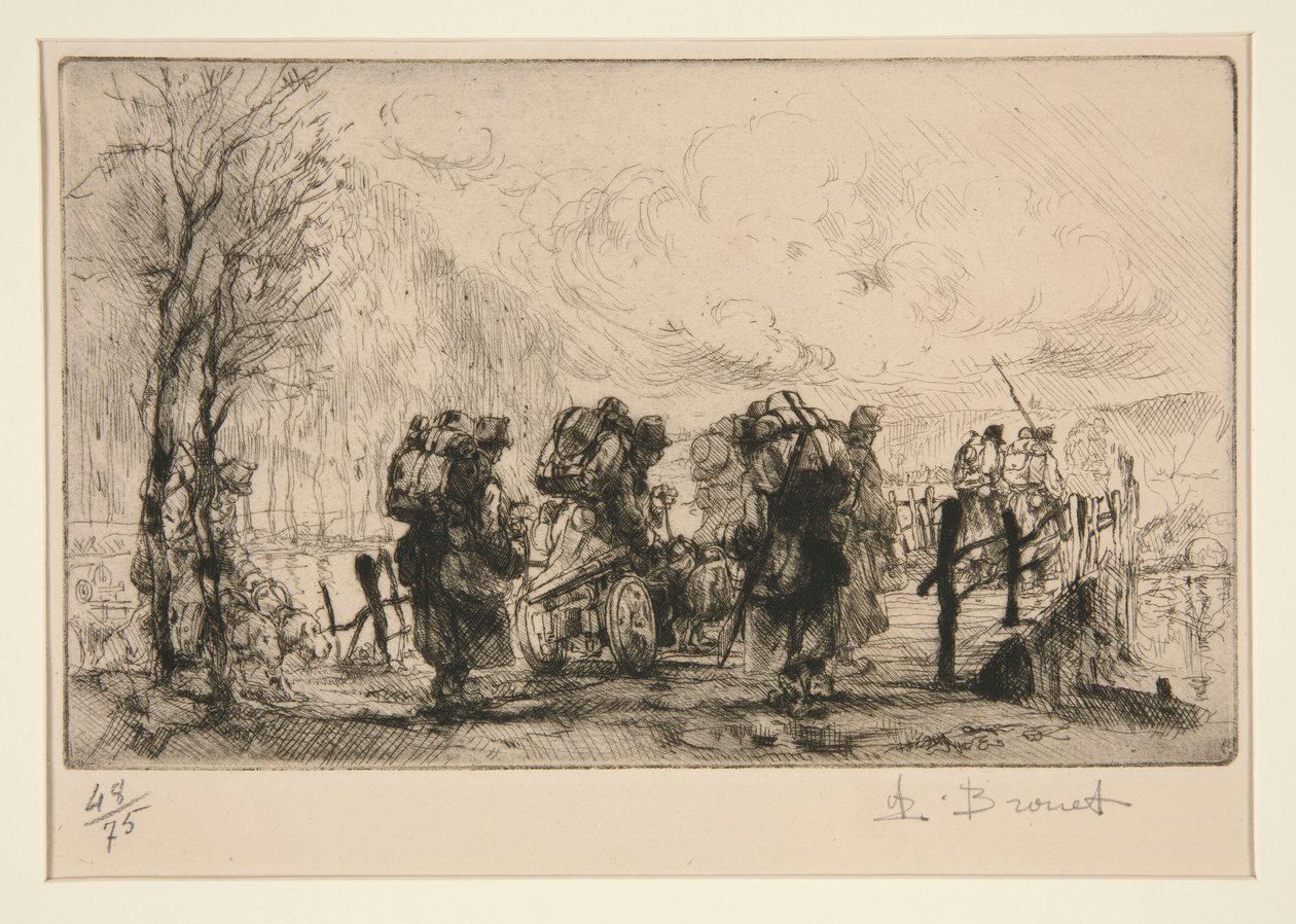 Mitraglieri belgi da Auguste Brouet