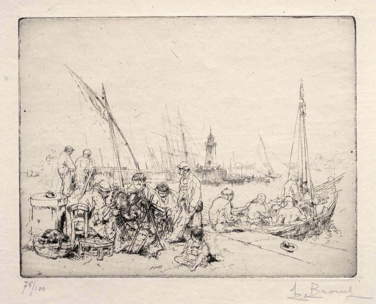 I riparatori di reti da Auguste Brouet