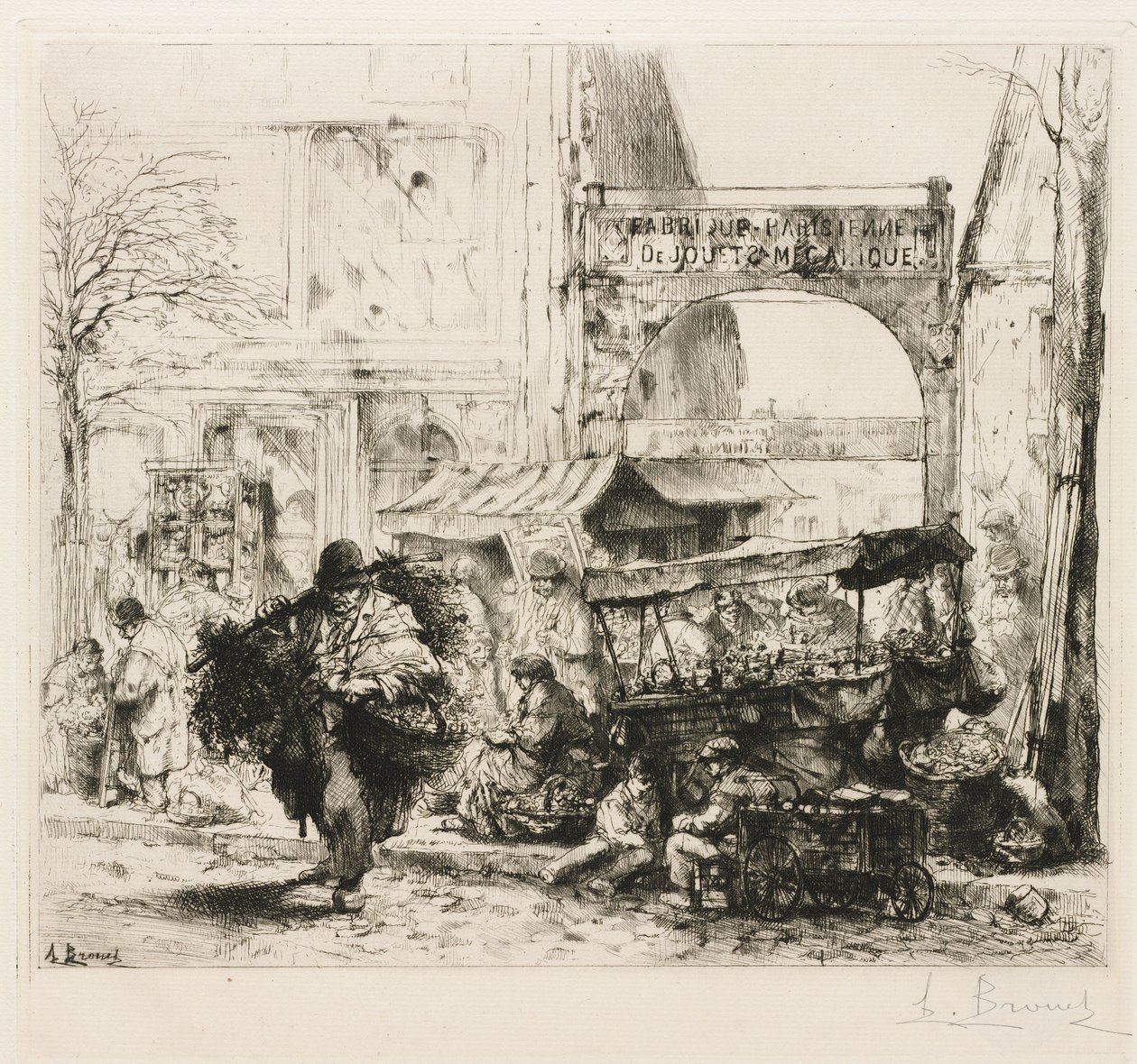Una Mattina Avenue de Clichy da Auguste Brouet
