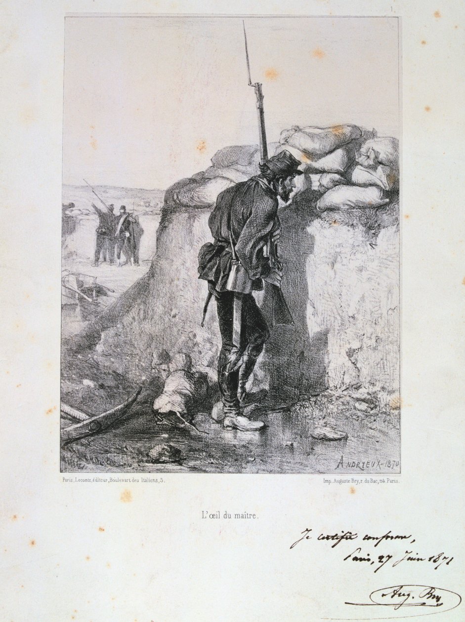Assedio di Parigi, Guerra franco-prussiana, 1870-1871 da Auguste Bry
