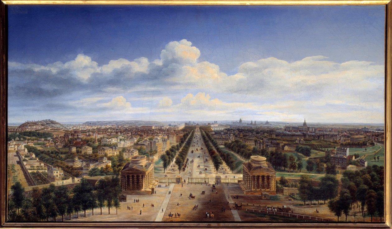 Veduta di Parigi dall