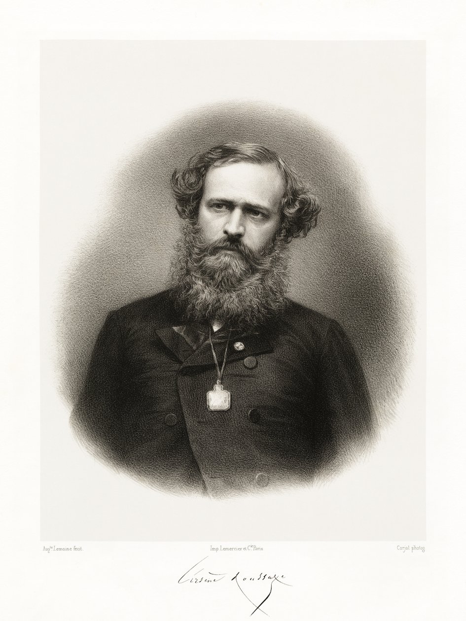 Arsène Houssaye, 1865-66 da Auguste Charles Lemoine