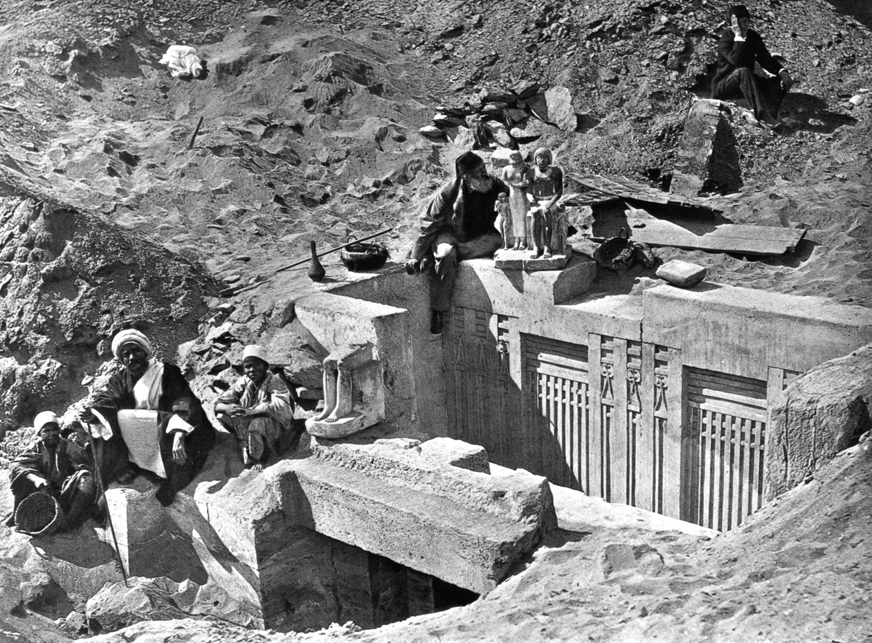 Memphis Saqqara, Egitto, 1893 da Auguste Edouard Mariette