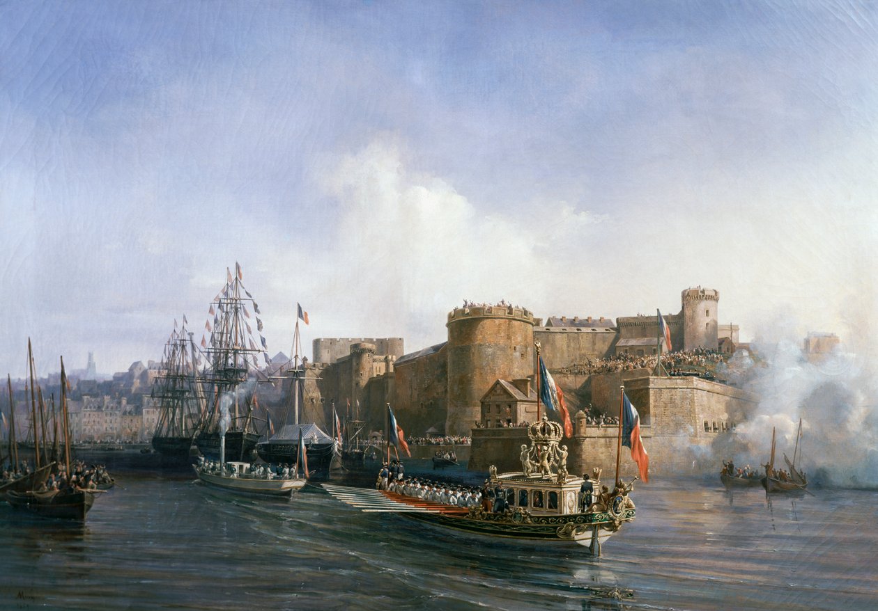 Visita di Napoleone III a Brest, la barca dell