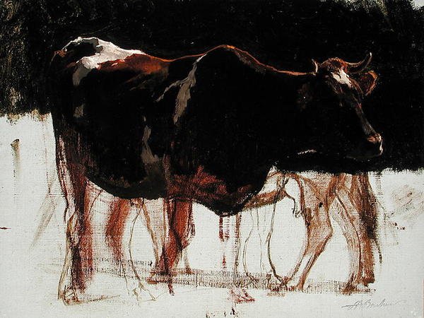 Studio di bovini da Auguste Francois Bonheur