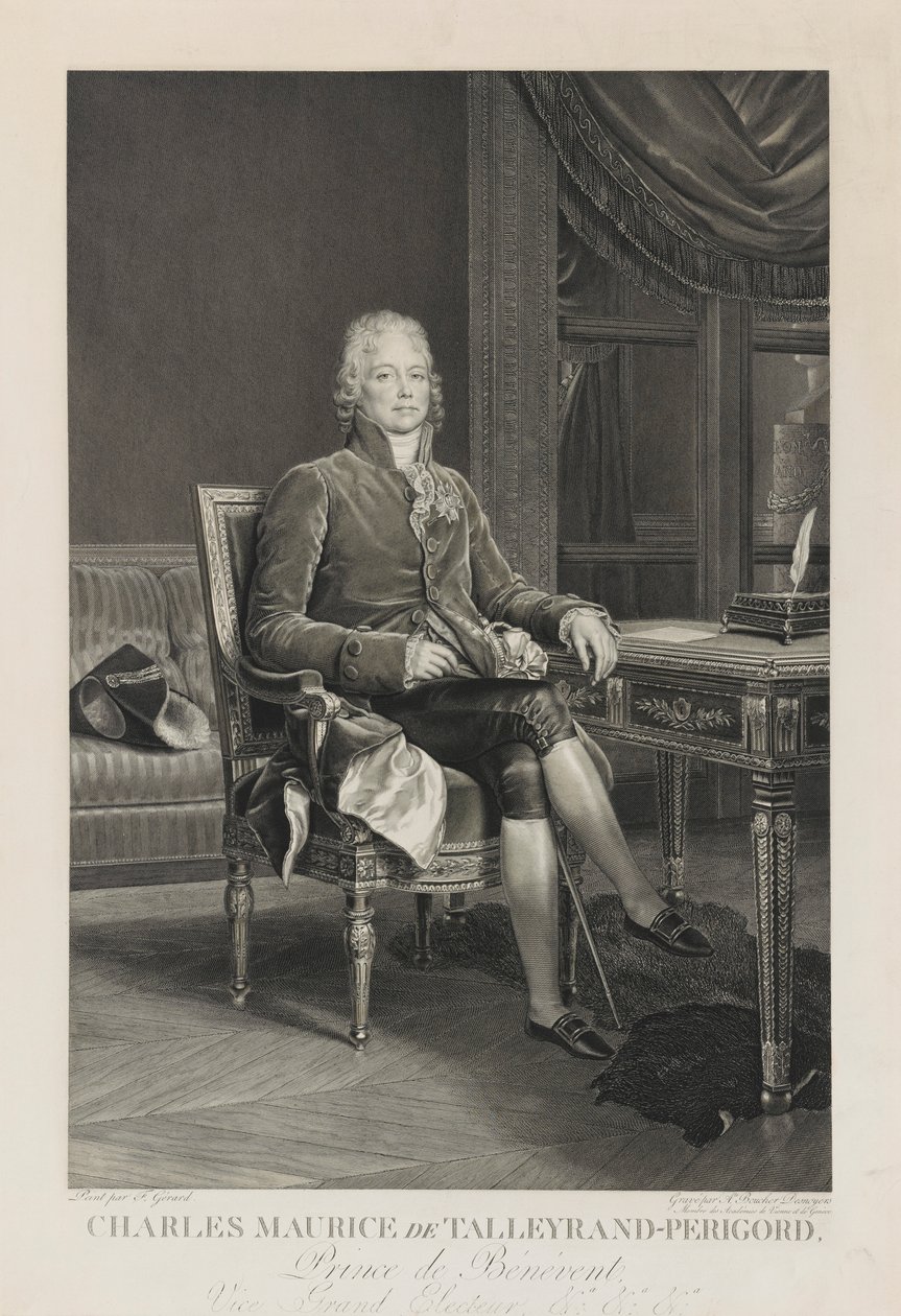 Charles Maurice de Talleyrand-Périgord da Auguste Gaspard Louis Desnoyers