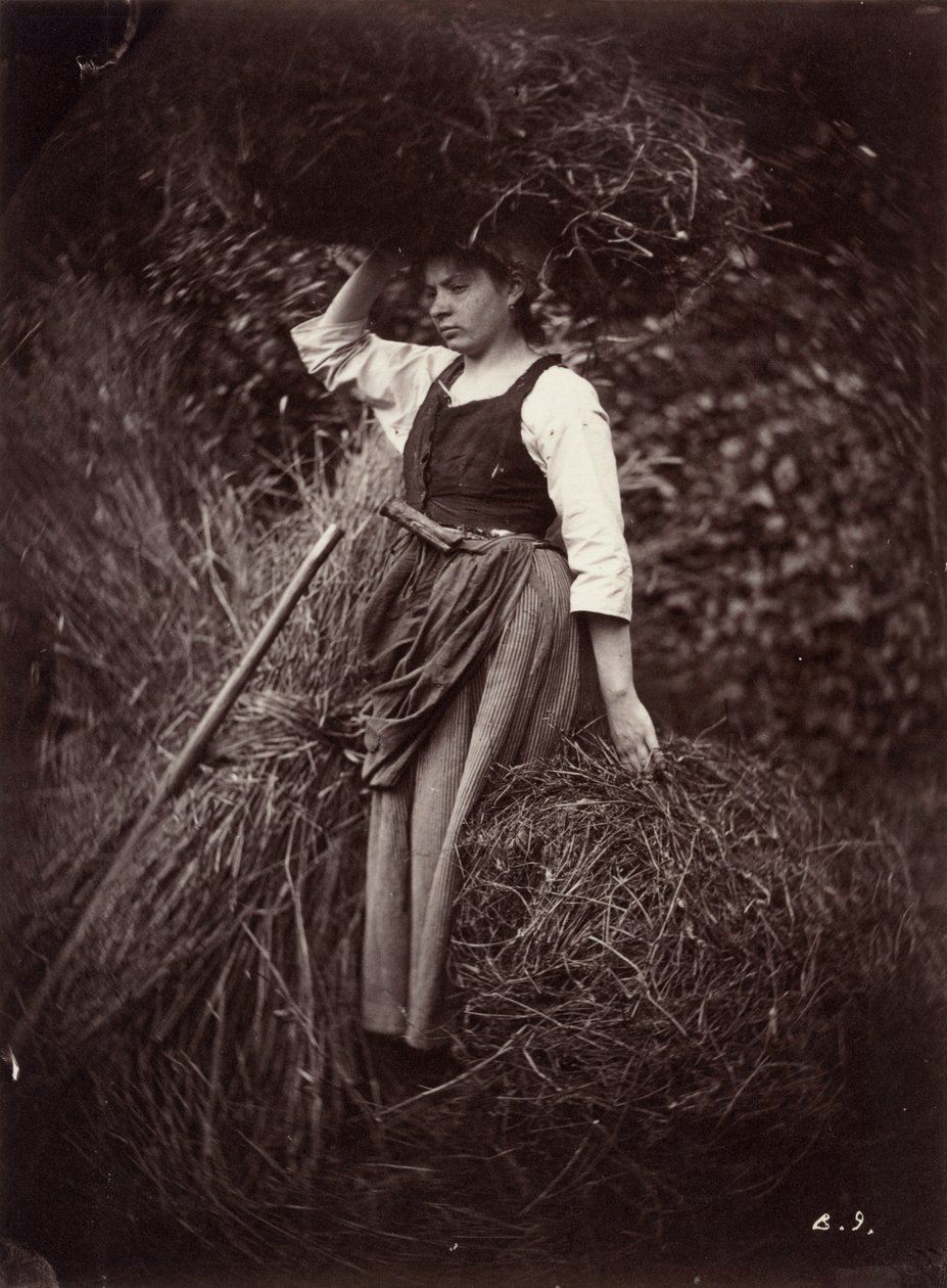 Contadino, c. 1870 (foto) da Auguste Giraudon