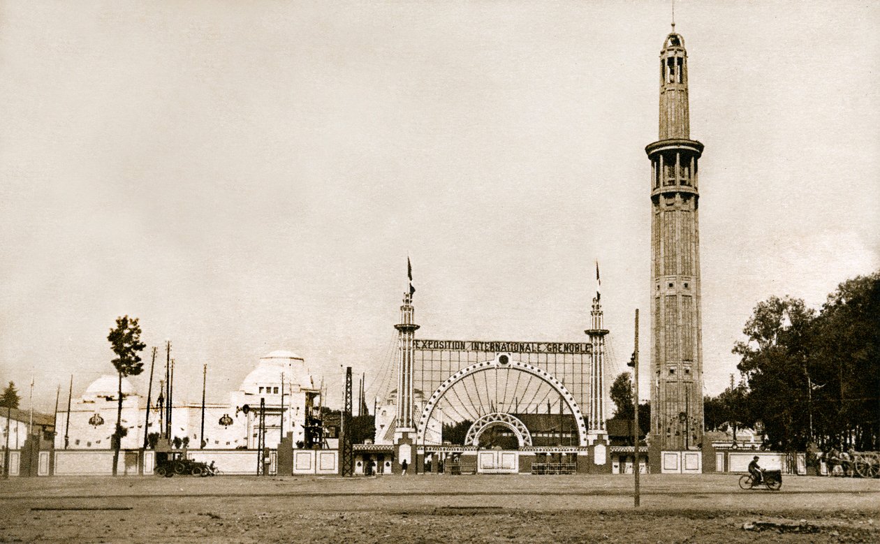 Grenoble (Isère, Delfinato): Esposizione internazionale del carbone bianco e del turismo nel 1925 - l