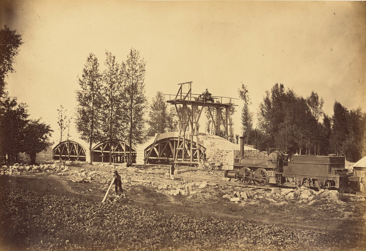 Viadotto sul Bonson (Valle della Loira) da Auguste Hippolyte Collard