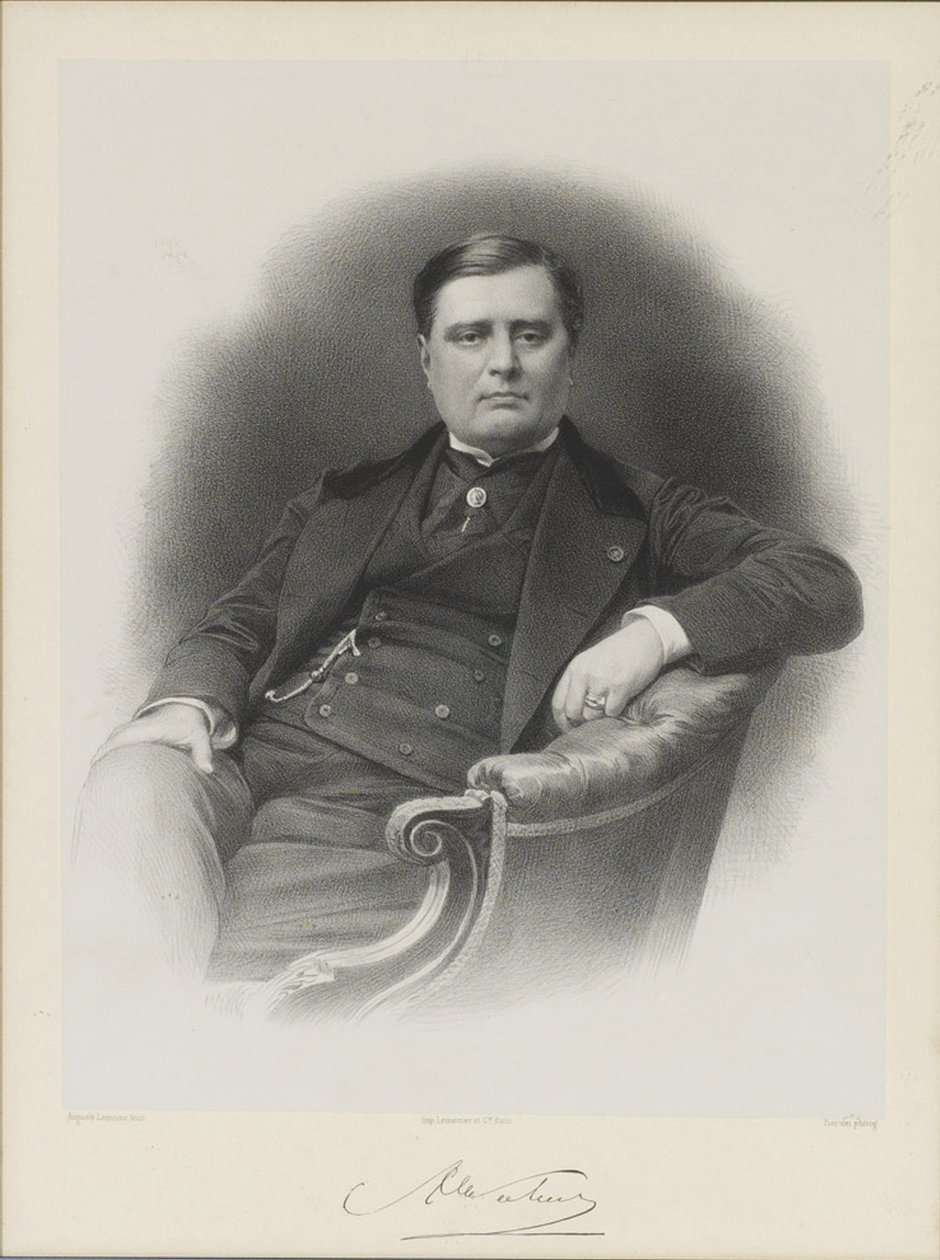 Ritratto di Alexandre Florian Joseph, Conte Colonna-Walewski da Auguste Lemoine