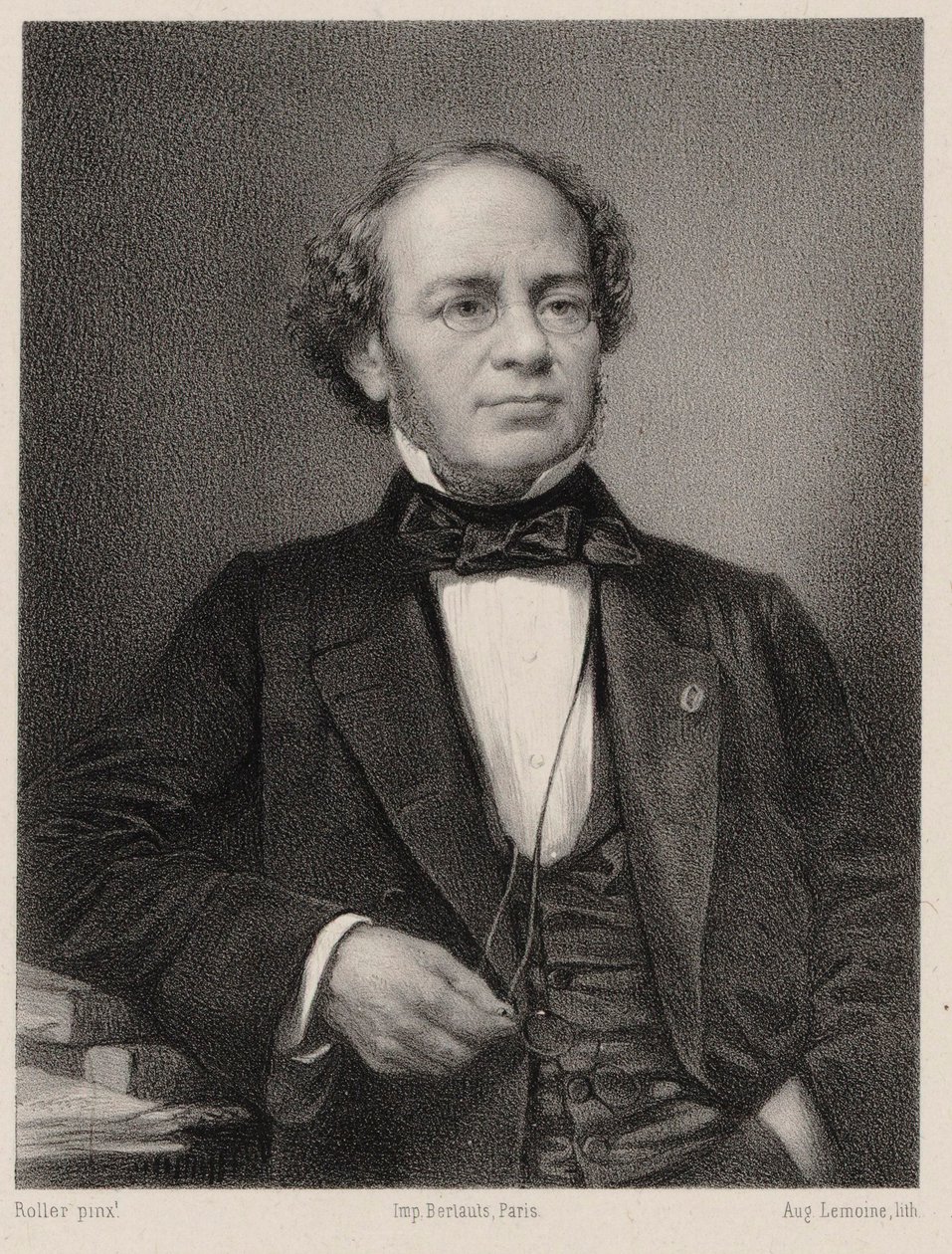 Ritratto del compositore Jacques Fromental Halévy 1799-1862 da Auguste Lemoine