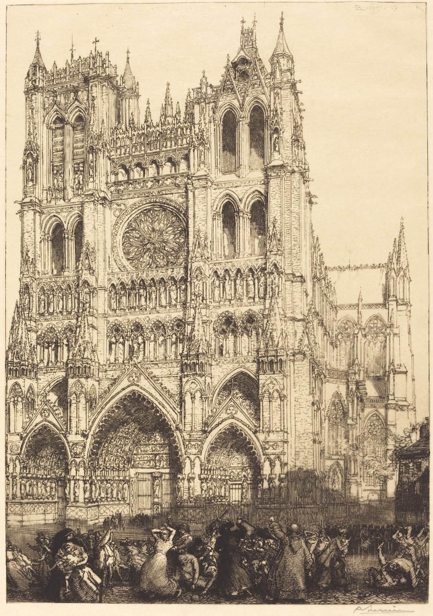Cattedrale di Amiens da Auguste Lepere