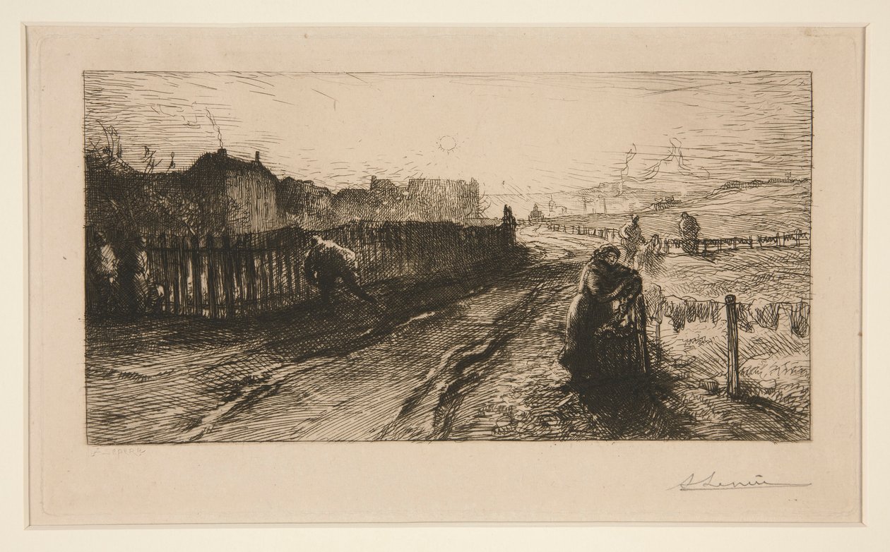 Alle fortificazioni, Porta di Versailles da Auguste Lepere