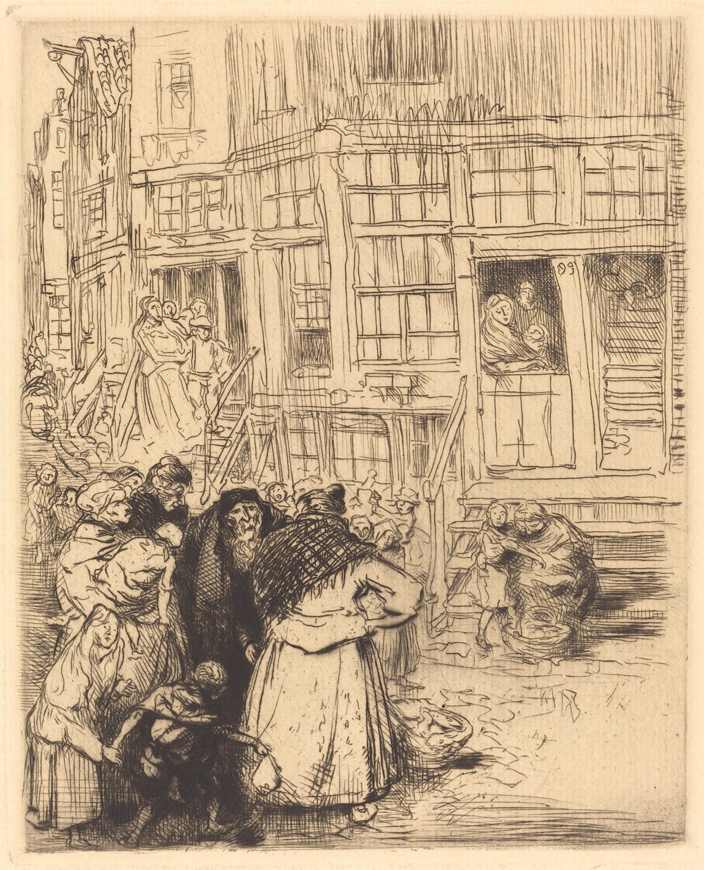 Quartieri Ebraici ad Amsterdam da Auguste Lepere