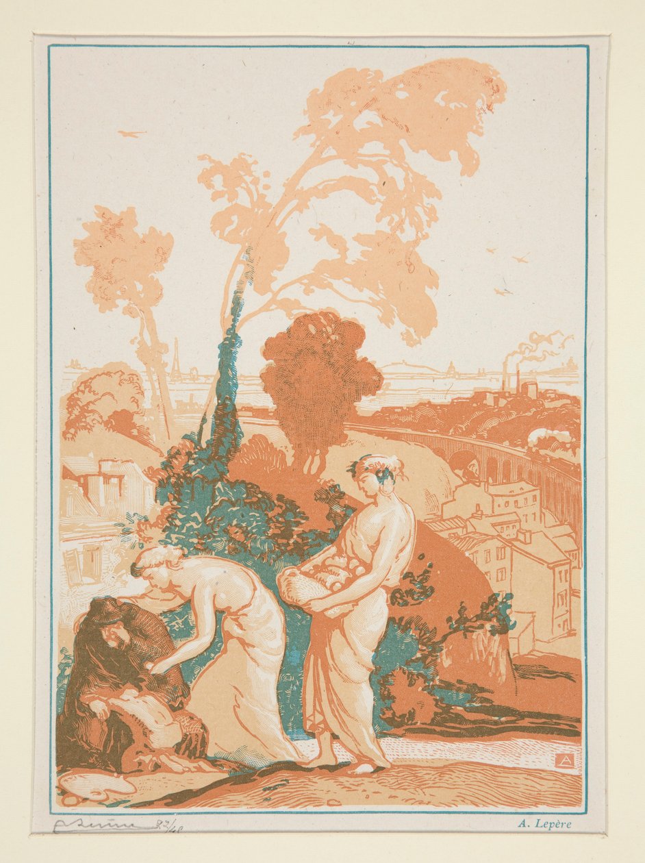 La musica e la poesia soccorrono gli artisti da Auguste Lepere