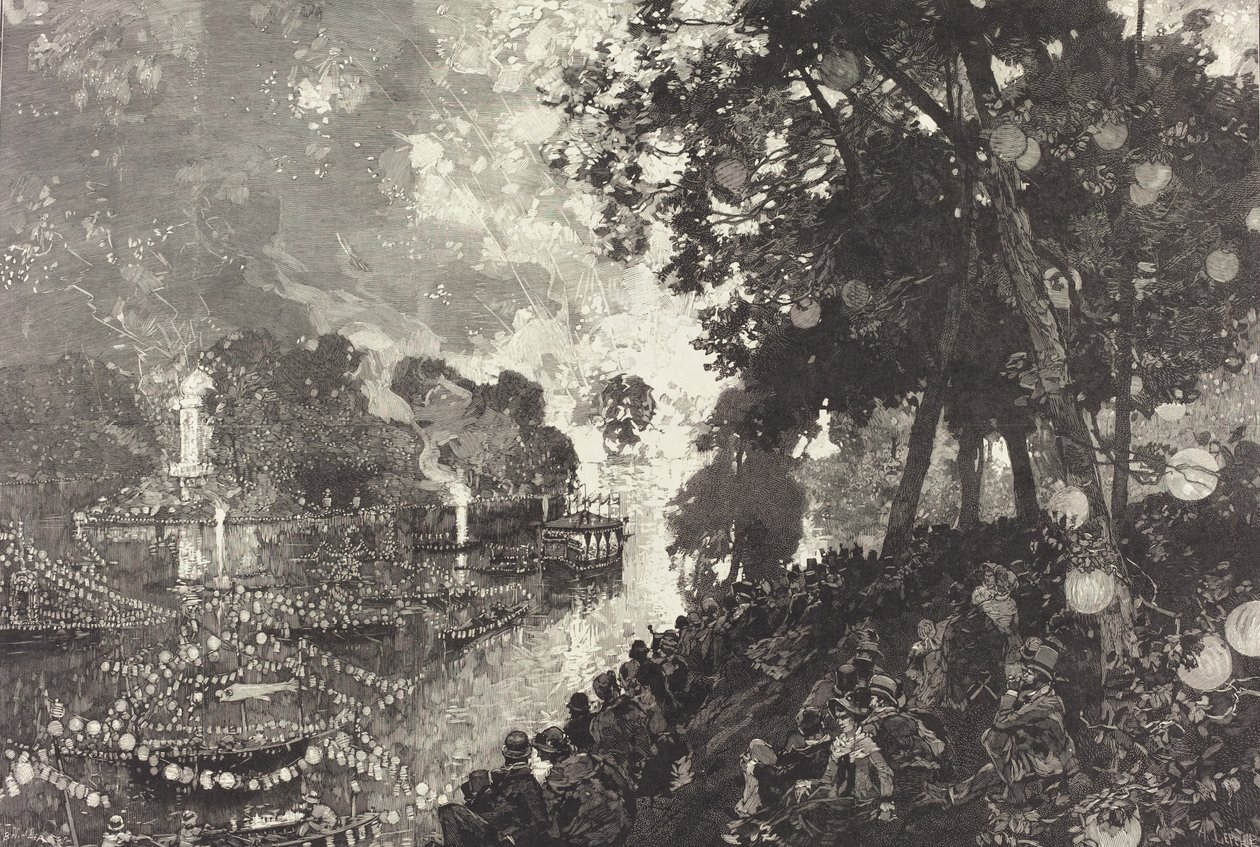La Neige à Paris da Auguste Lepere