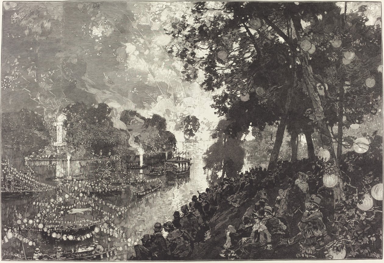 La Neige à Paris da Auguste Lepere