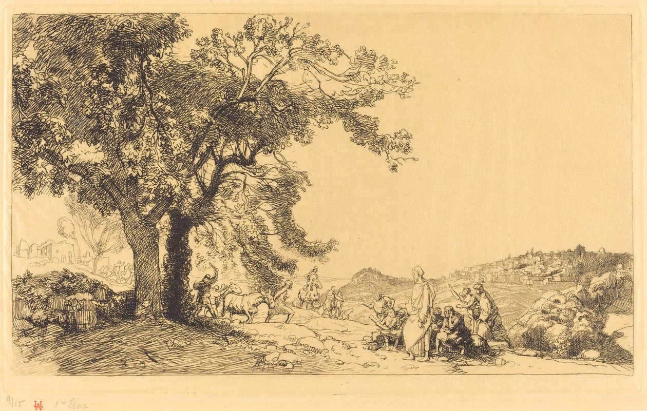 Il Cristo al Mattino delle Palme da Auguste Lepere
