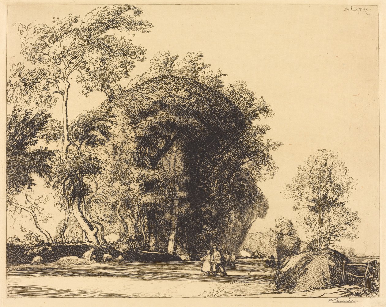 Il sentiero da St.-Gilles, St.-Jean-de-Monts da Auguste Lepere