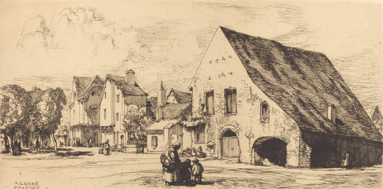 Provins Seine et Marne, 1910 da Auguste Lepere