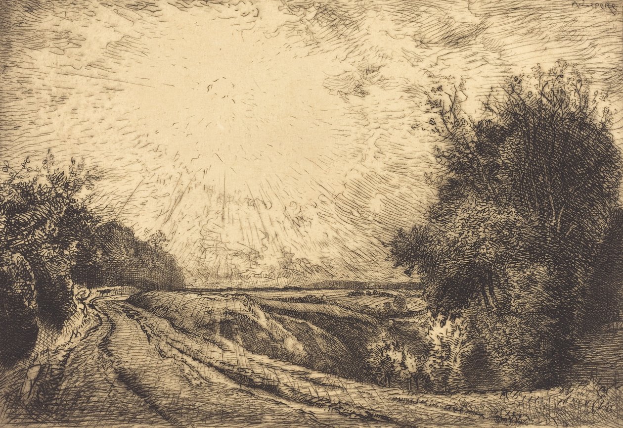 Route de La Houssoye, Crevecoeur da Auguste Lepere