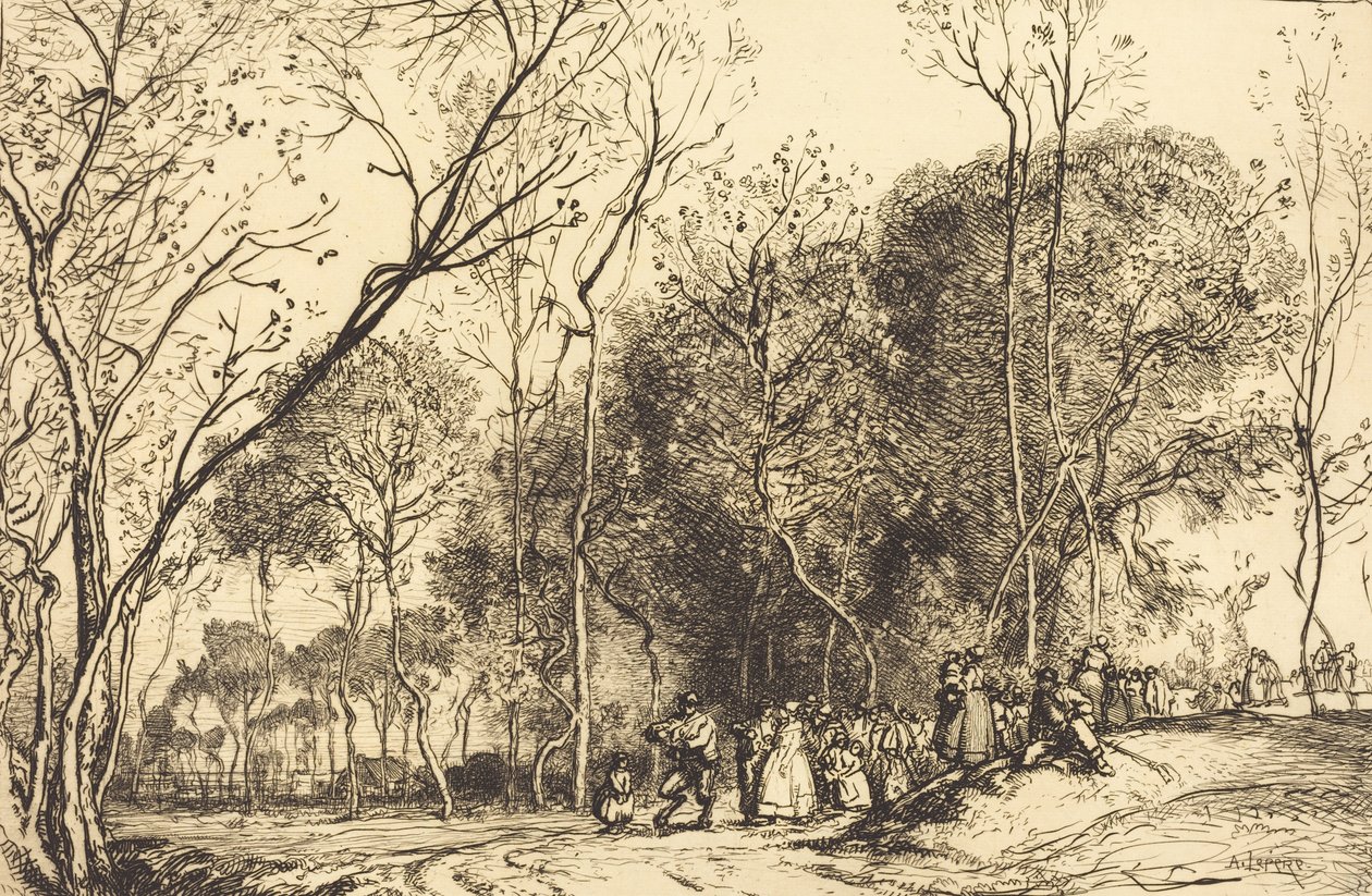 Estate a Saint-Martin, il passato nuziale da Auguste Lepere