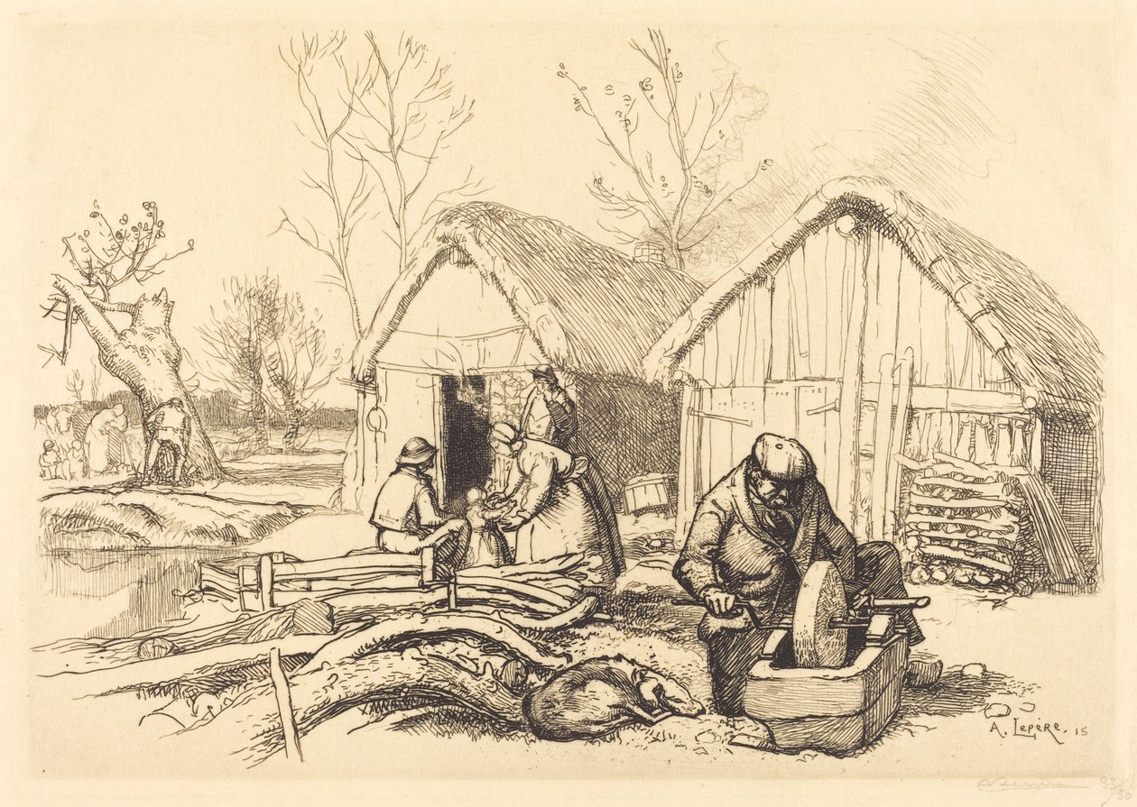 La Casa del Boscaiolo, Vendee da Auguste Lepere