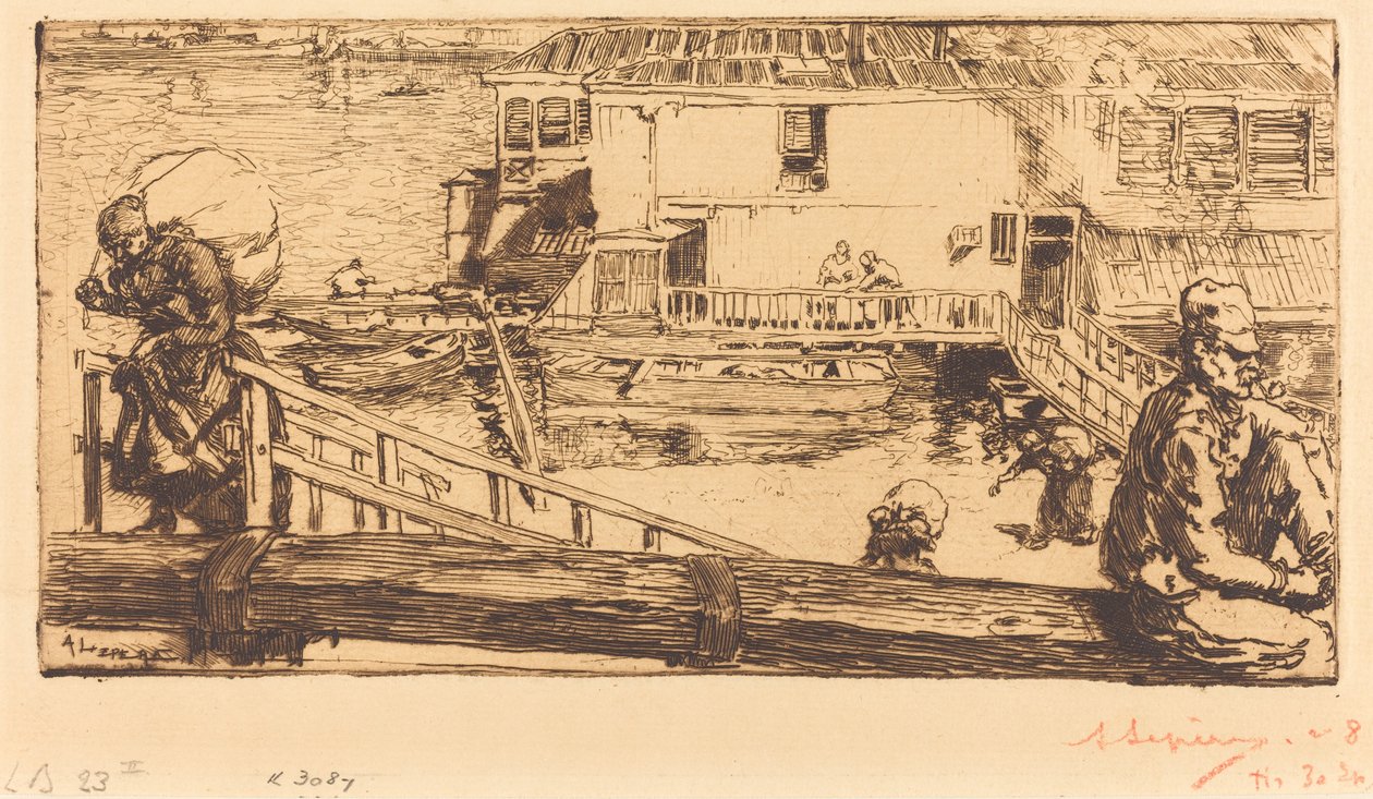Il lavatoio da Auguste Lepere