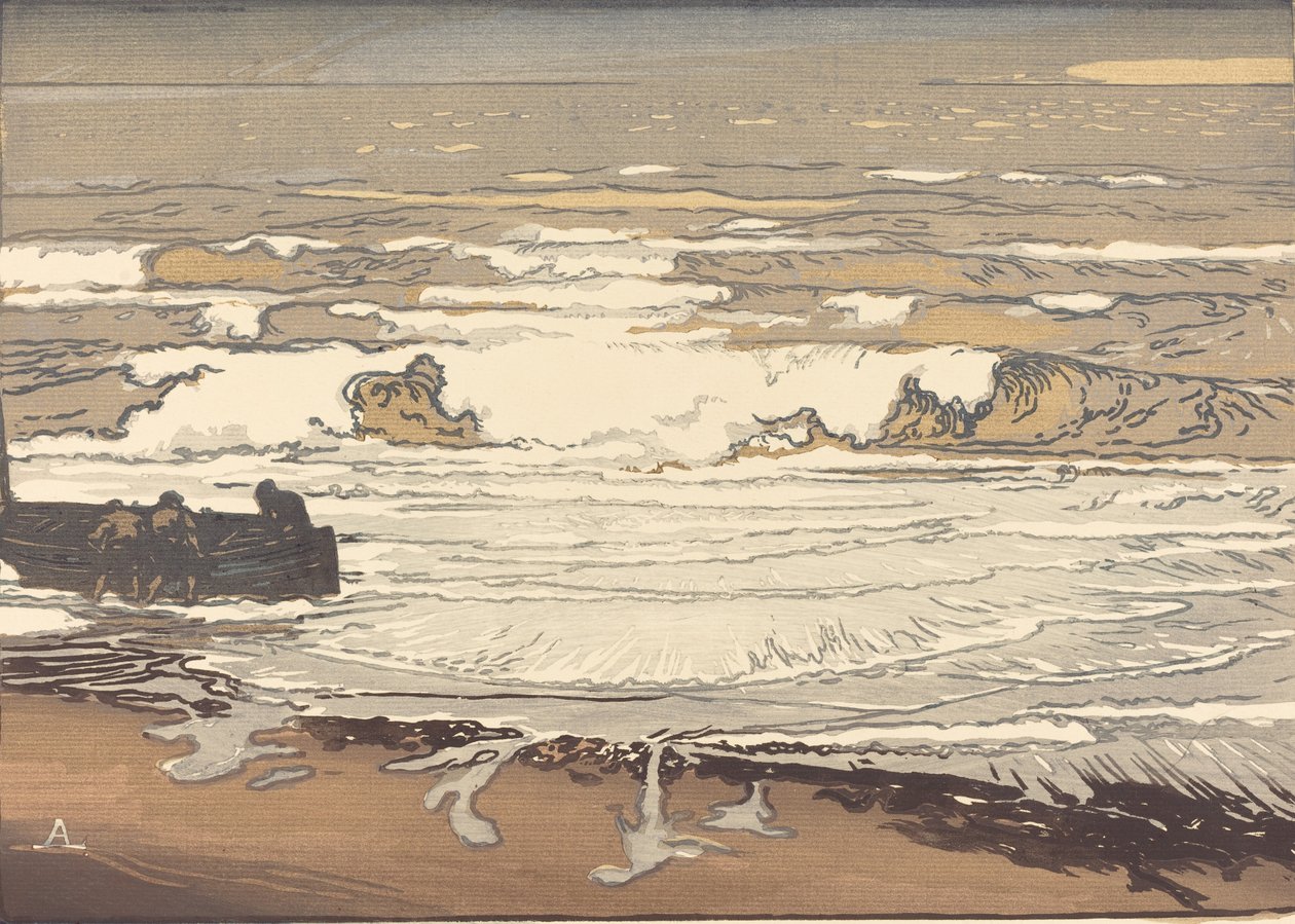 Onde spiegate, Inondazione di settembre, 1901 da Auguste Lepere