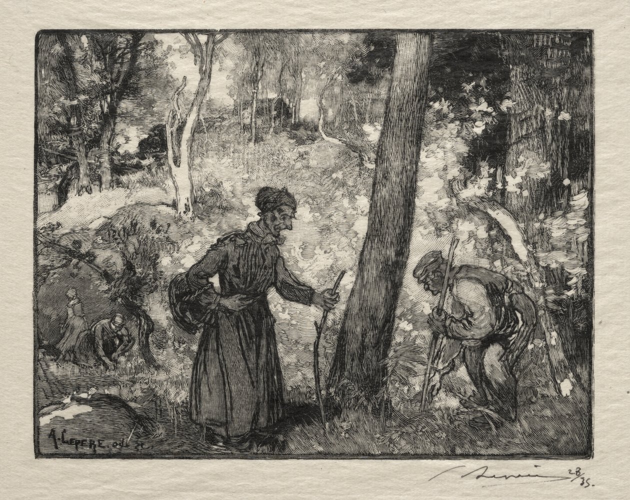 Al Roccia Bernard da Auguste Louis Lepère