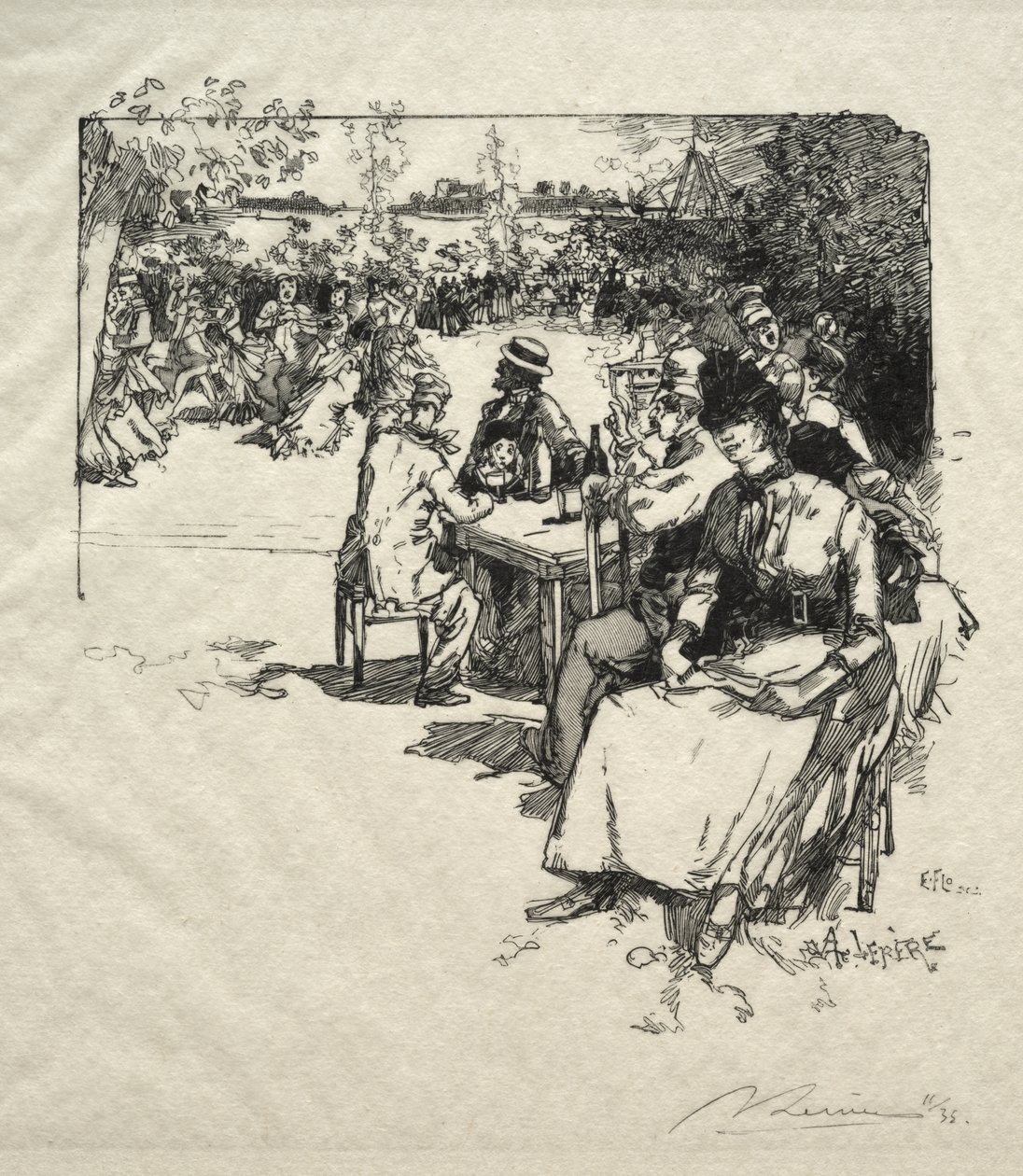 Ballo al Point-du-Jour da Auguste Louis Lepère