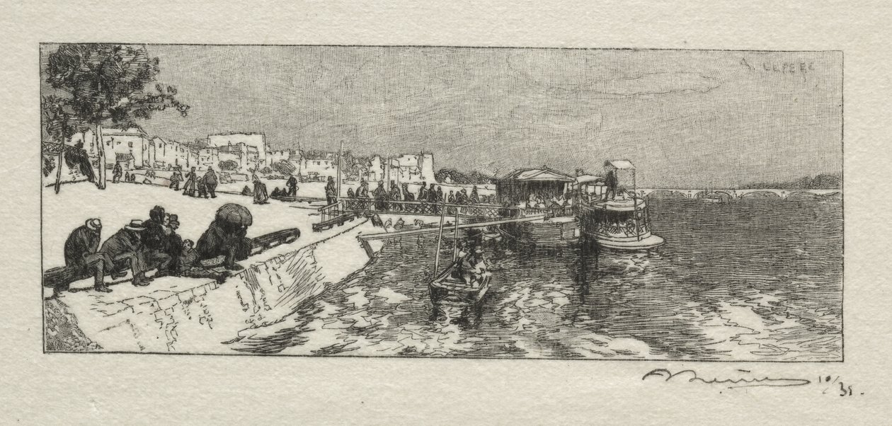 Imbarcadero a Bercy da Auguste Louis Lepère