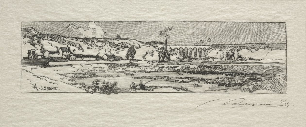 Stagno di Issy les Moulineaux da Auguste Louis Lepère
