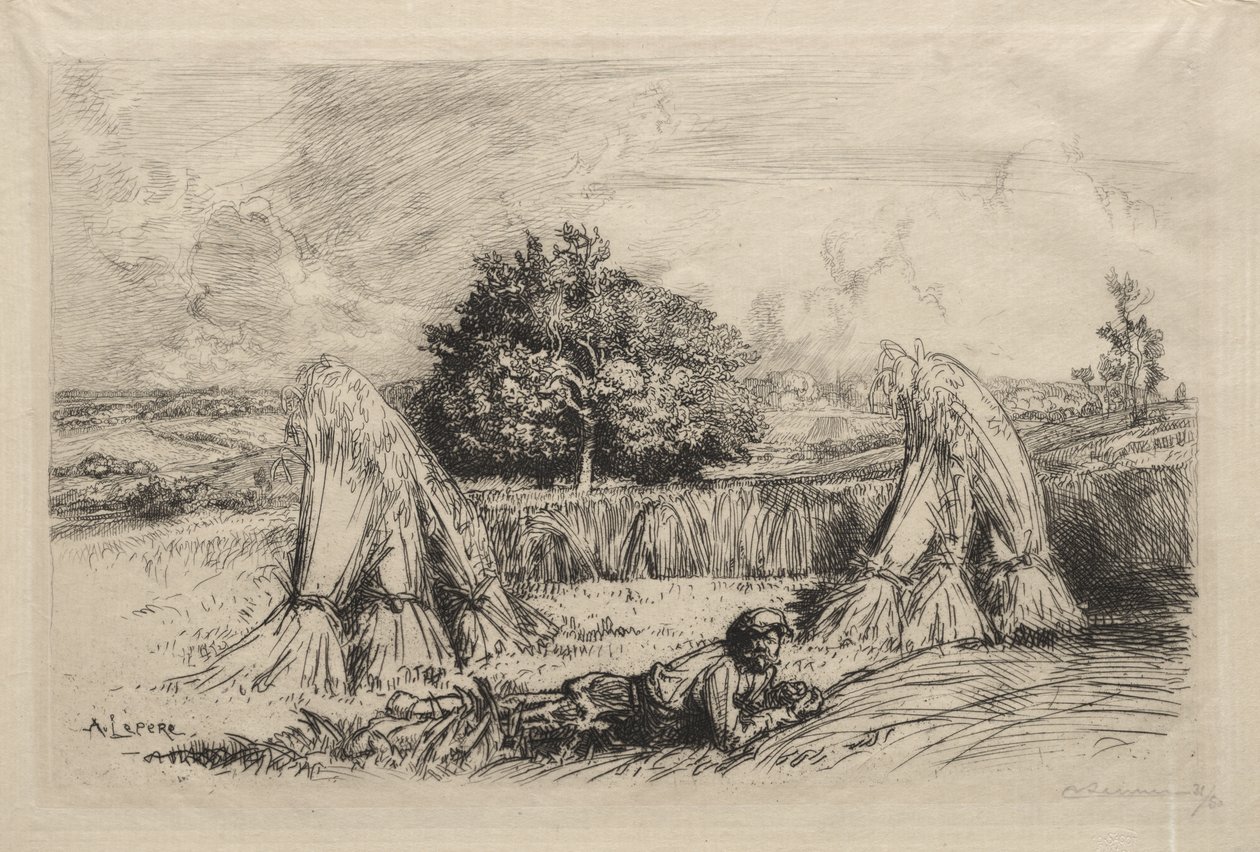 Fascine di segale, Crèvecoeur da Auguste Louis Lepère