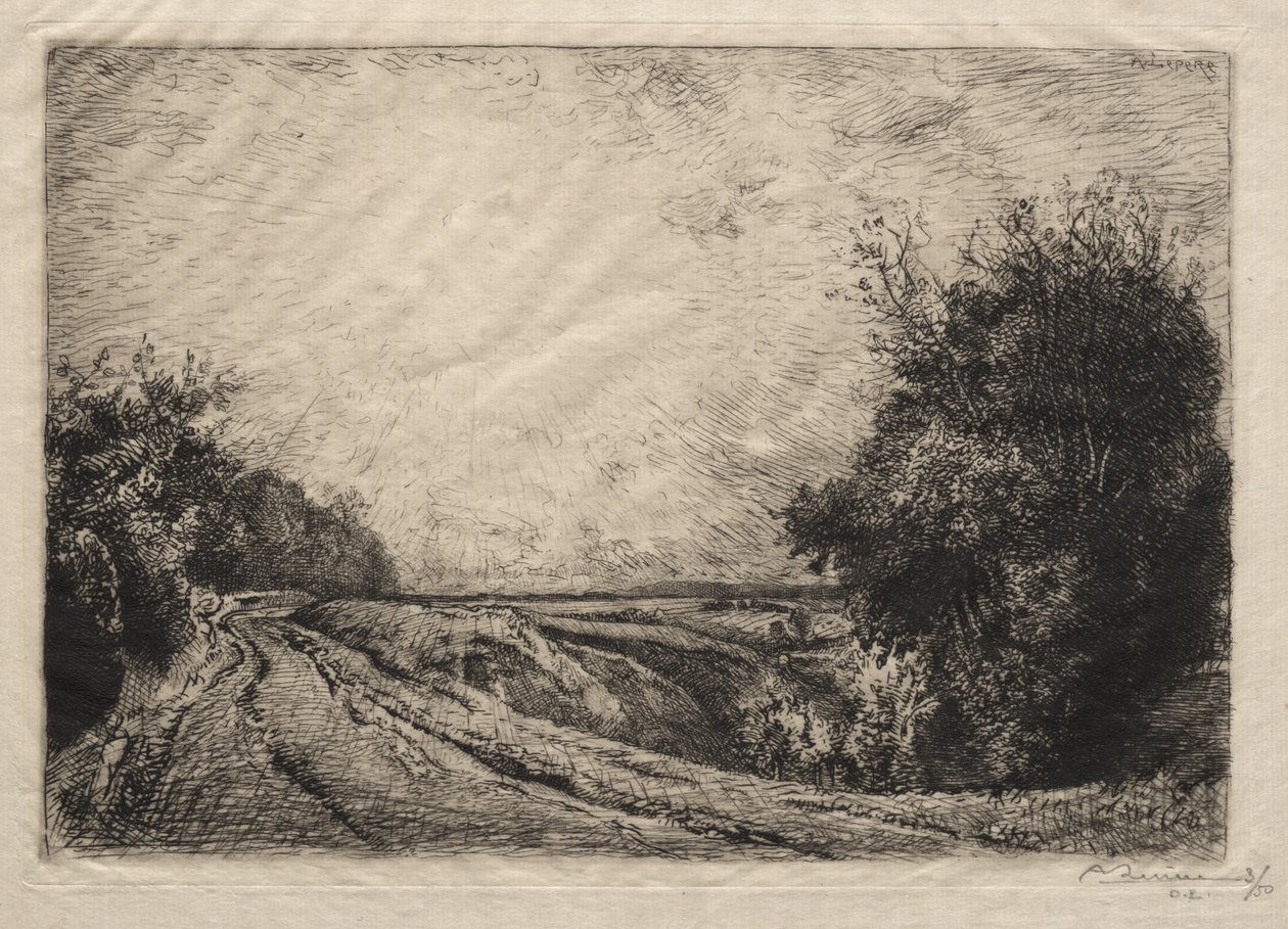 La Strada di Houssoye da Auguste Louis Lepère