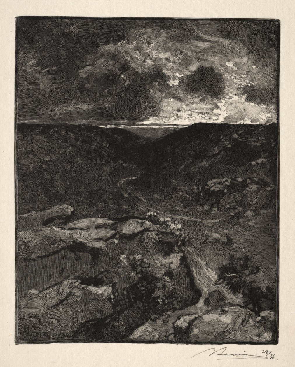La valle di Franchard da Auguste Louis Lepère
