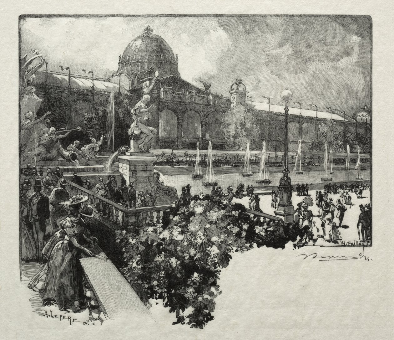 Il Palazzo delle Arti Liberali, esterno da Auguste Louis Lepère