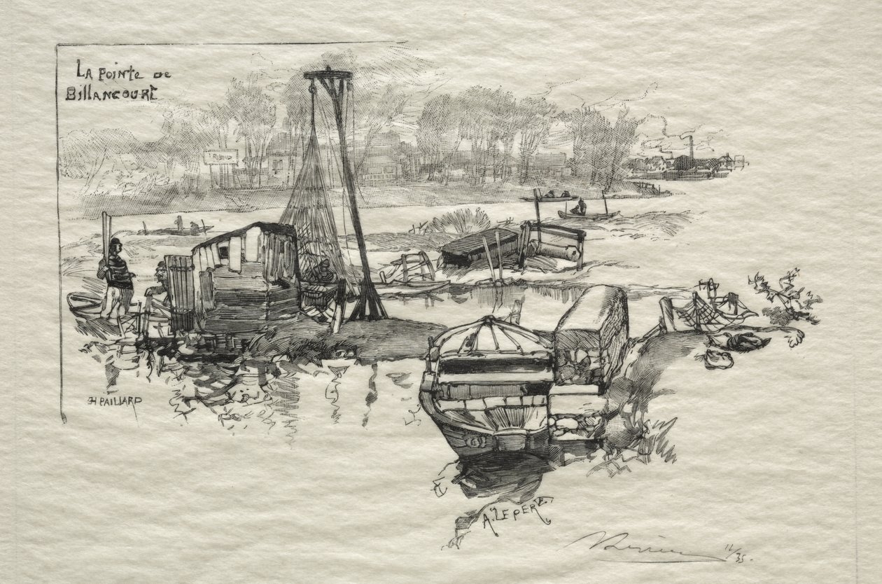 Le Point de Billancourt da Auguste Louis Lepère