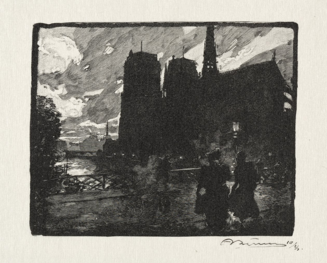 Notre Dame, Le Soir da Auguste Louis Lepère