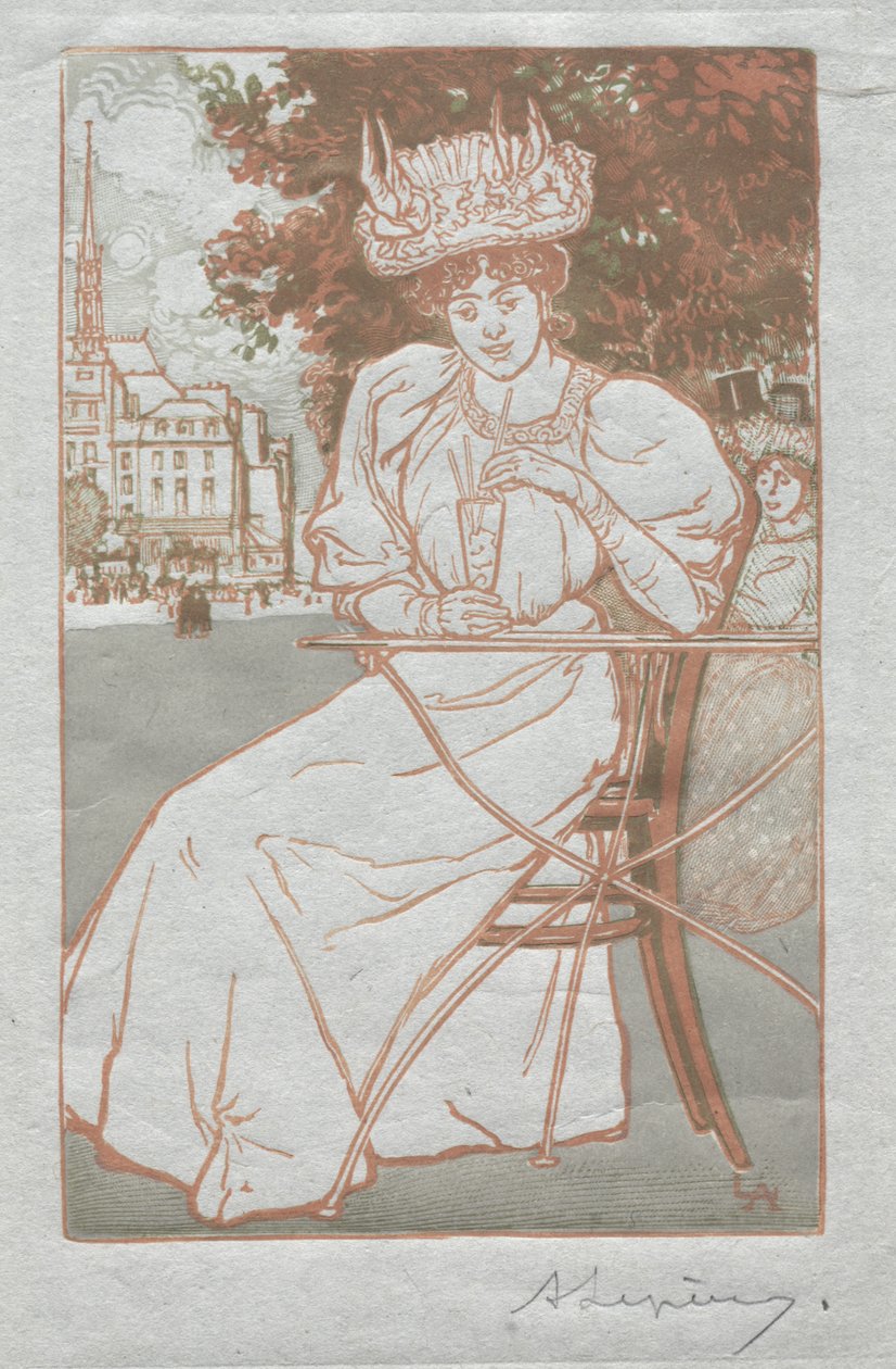 Almanacco di Parigi, 1897: Estate da Auguste Louis Lepère