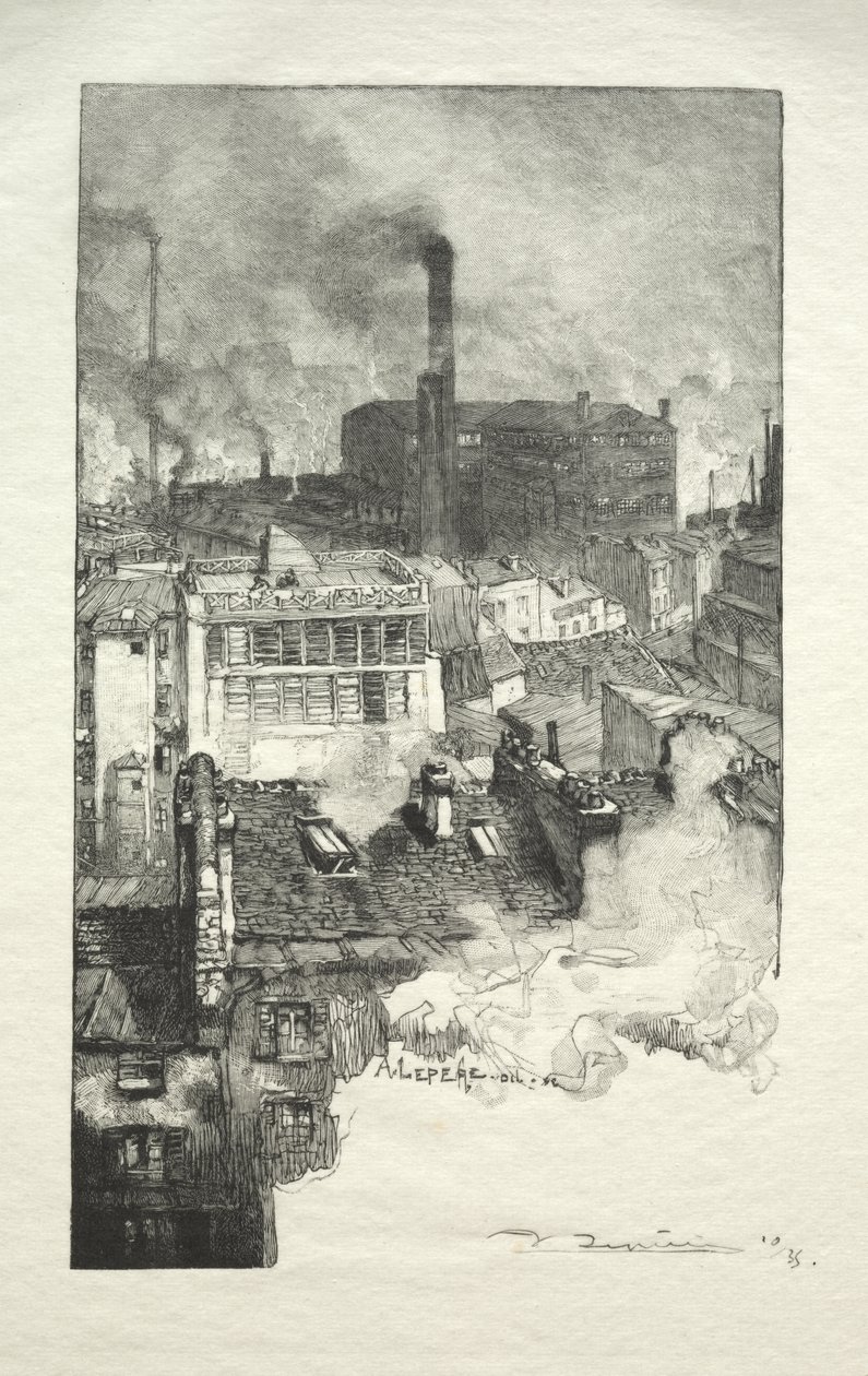 Quartiere dei Gobelins da Auguste Louis Lepère
