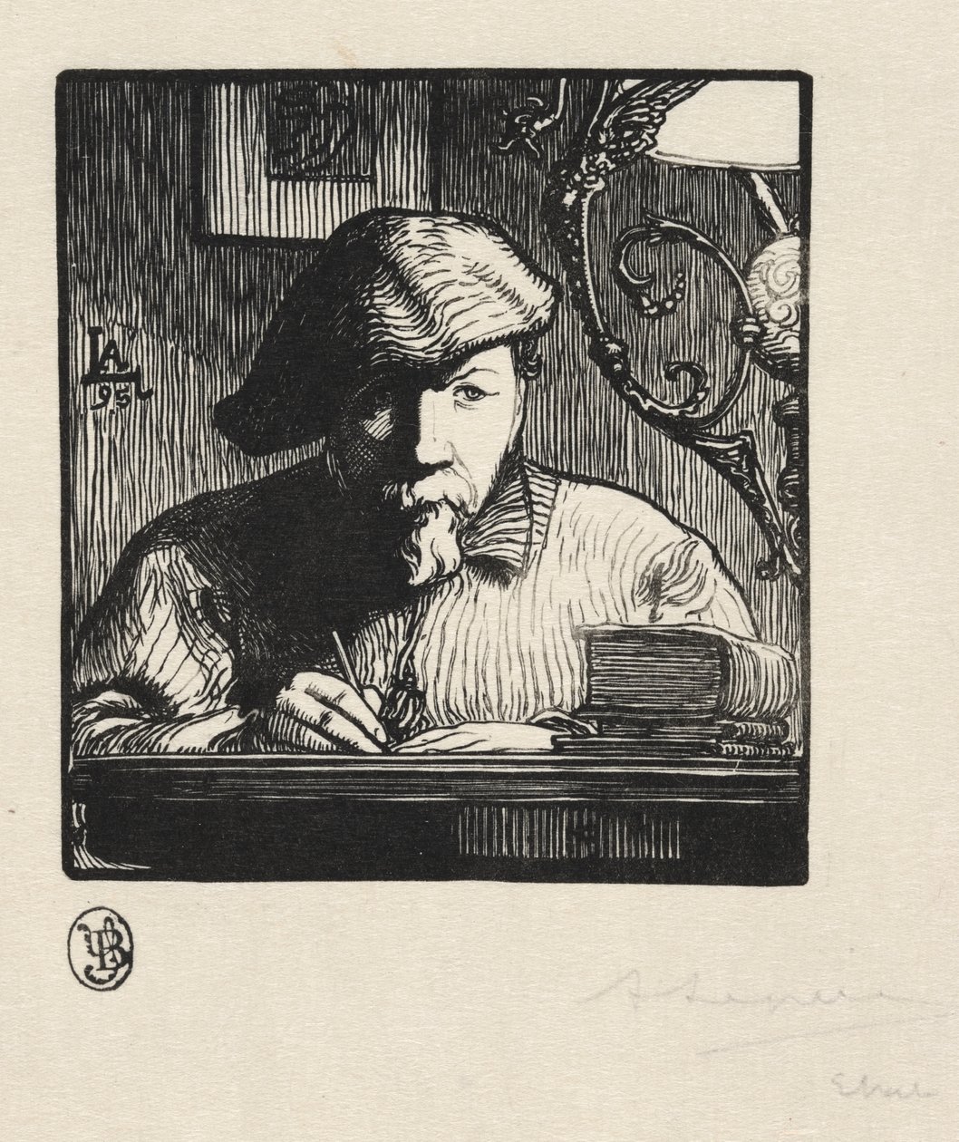 Autoritratto da Auguste Louis Lepère