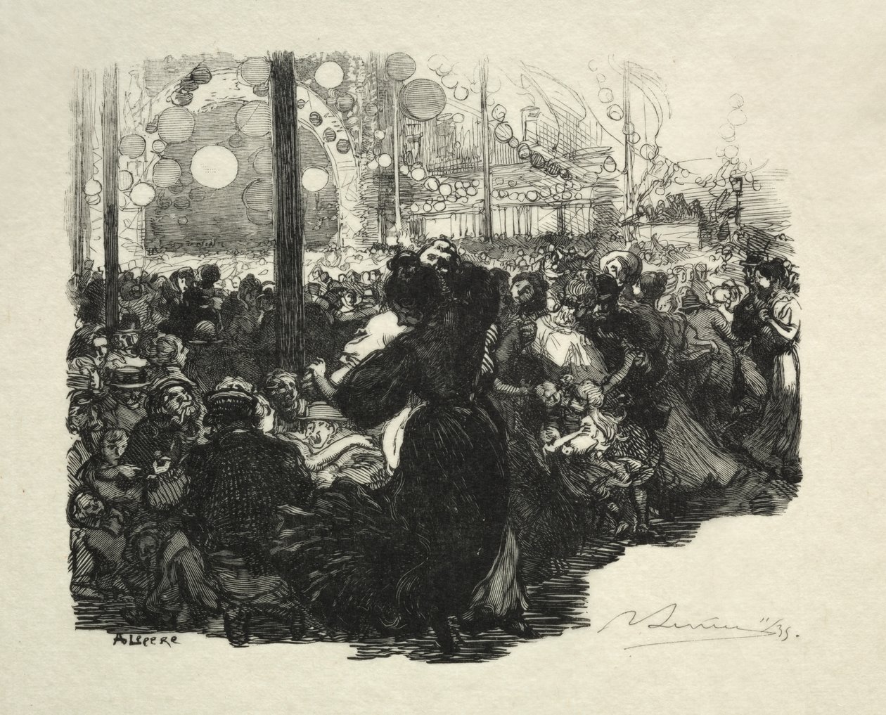14 luglio, Rue de Belleville, 10 ore da Auguste Louis Lepère