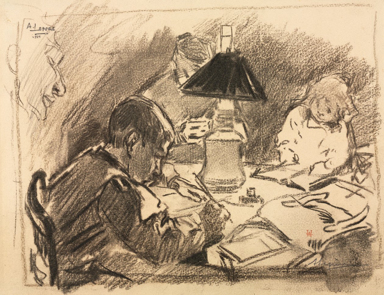 Intorno alla lampada da Auguste Louis Lepère