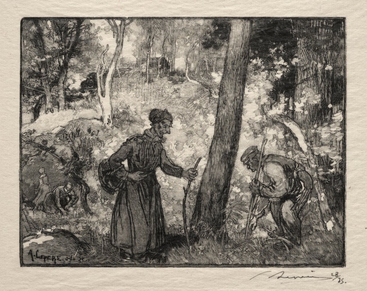 Al Roccia Bernard da Auguste Louis Lepère