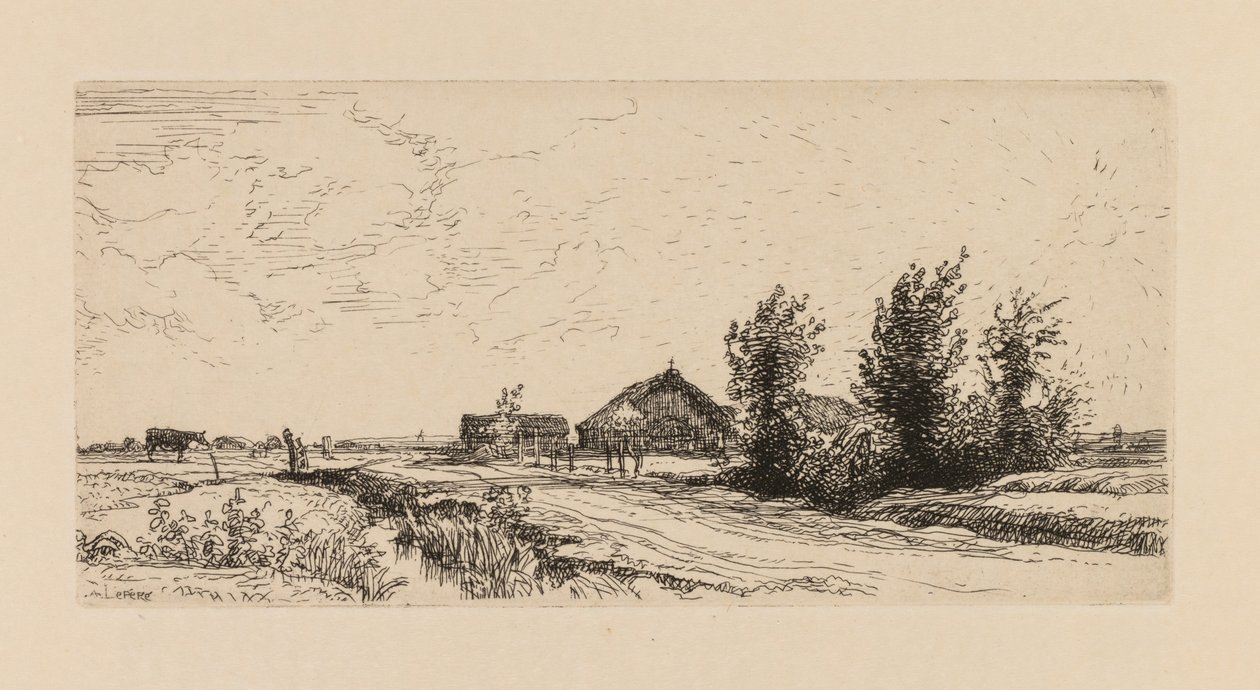 Auguste Lepère: Le petit gardeur de vaches da Auguste Louis Lepère