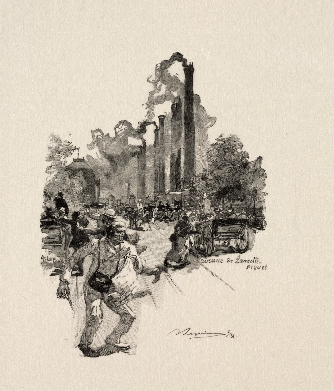 Avenue Lamotte-Piquet da Auguste Louis Lepère