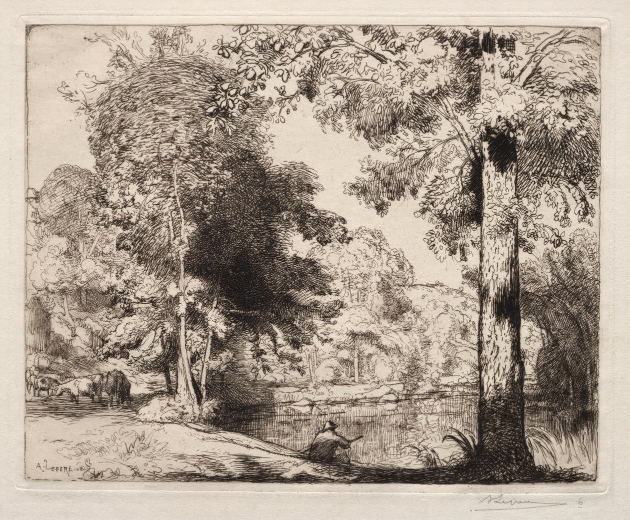 Bordi della Vita, 1908 da Auguste Louis Lepère
