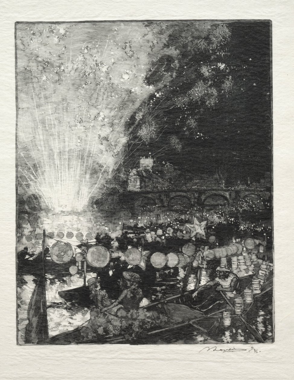 Festa Veneziana da Auguste Louis Lepère