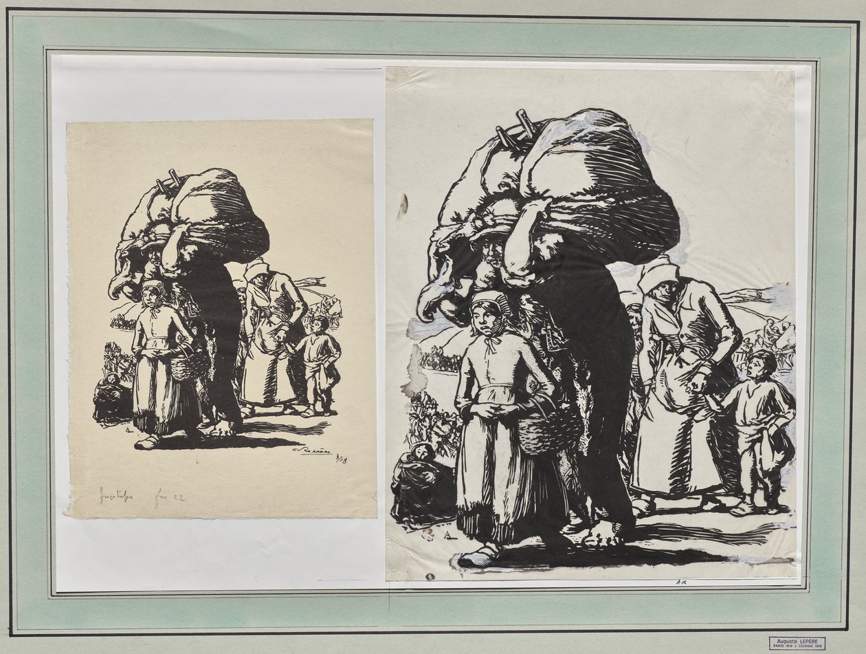 Fuggitivi da Auguste Louis Lepère